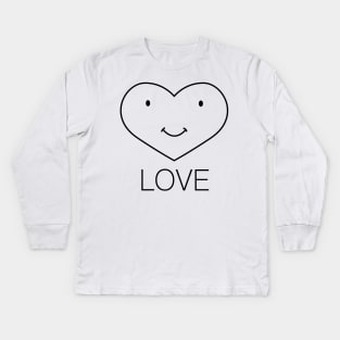 Dandadan Aira Shiratori's Love Hate Kids Long Sleeve T-Shirt